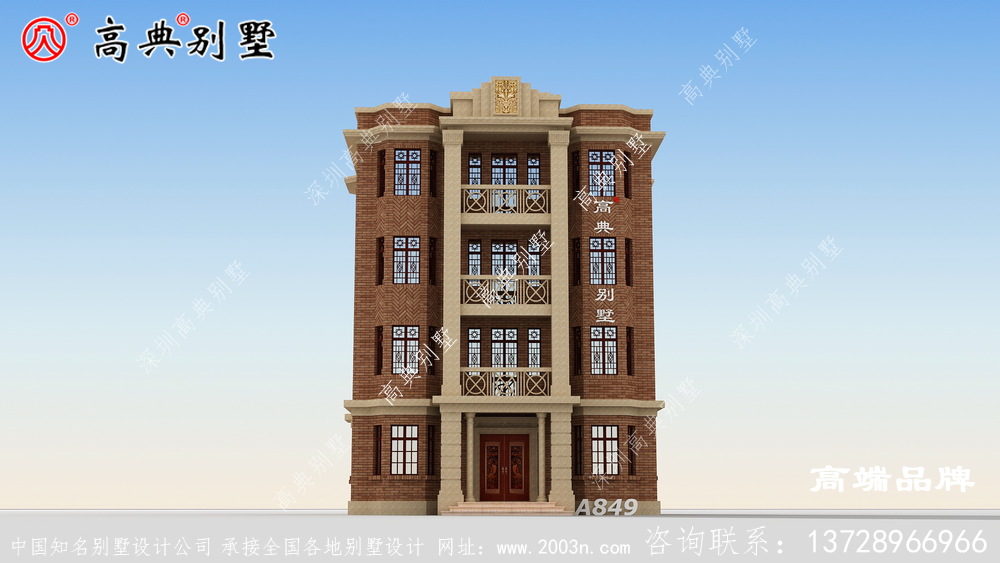 棕色外墻更加耐看耐臟，讓你在村里別具一格