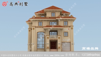 鄉(xiāng)村三層簡歐別墅設(shè)計圖，外觀時尚簡約，住著愜意自在