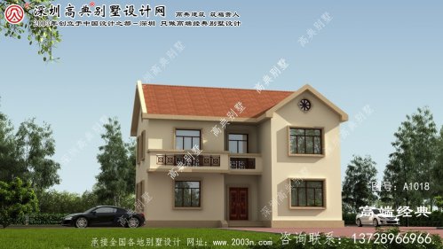 四方區(qū)歐式別墅外觀設(shè)計(jì)圖