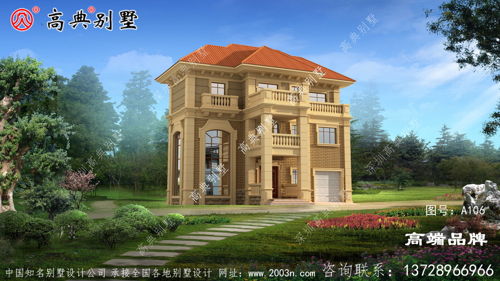 農(nóng)村戶型設(shè)計平面圖外觀也很符合當(dāng)?shù)氐臍赓|(zhì)