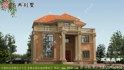 農(nóng)村別墅設(shè)計(jì)造型簡(jiǎn)潔、線條簡(jiǎn)單