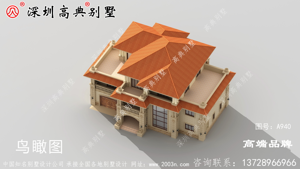 三層別墅，只要75萬就能建好，實用又有面子！