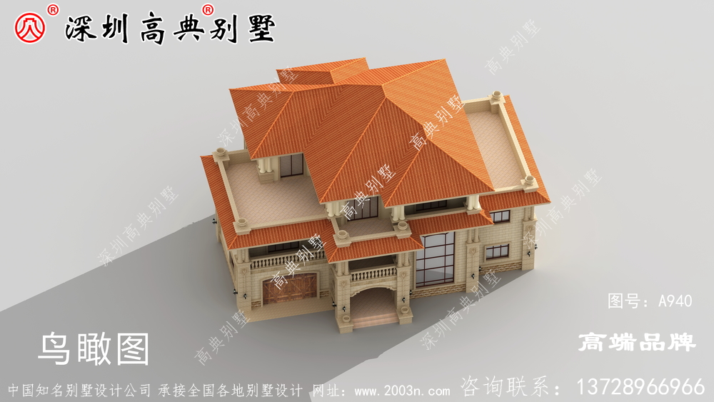 三層別墅，只要75萬就能建好，實用又有面子！