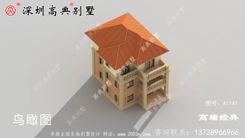 農村歐式三層自建房，氣質不凡，外觀