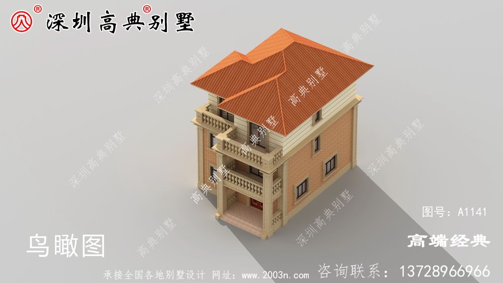 農村歐式三層自建房，氣質不凡，外觀漂亮