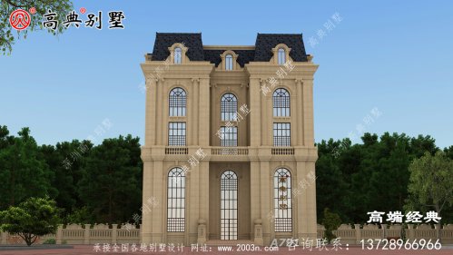 落地大窗戶等現(xiàn)代建筑手法 ，使建筑體現(xiàn)