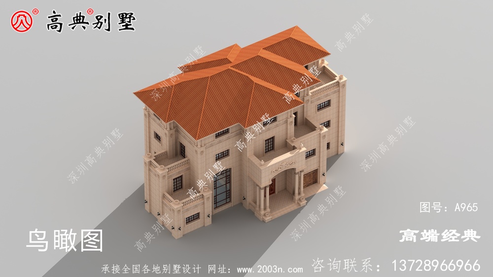 歐式自建別墅，老家建一棟，過上幸福安穩(wěn)的生活。